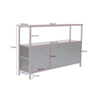 Dulăpior Hanah Home Solace Venezia Walnut Black imaginea #9 — magazin online Desire.md