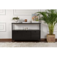Dulăpior Hanah Home Solace Wood Black Black