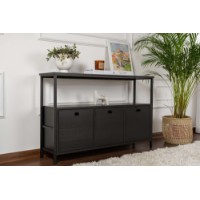 Dulăpior Hanah Home Solace Wood Black Black imaginea #2 — magazin online Desire.md