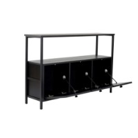 Dulăpior Hanah Home Solace Wood Black Black imaginea #8 — magazin online Desire.md