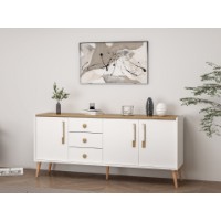 Dulăpior Hanah Home Mitra White imaginea #2 — magazin online Desire.md