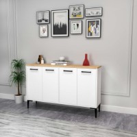 Dulăpior Hanah Home Frezya Sapphire Oak White imaginea #3 — magazin online Desire.md
