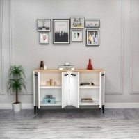 Dulăpior Hanah Home Frezya Sapphire Oak White imaginea #4 — magazin online Desire.md