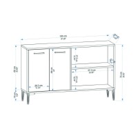 Dulăpior Hanah Home Frezya Sapphire Oak White imaginea #7 — magazin online Desire.md