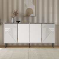 Dulăpior Hanah Home Dora White Royal imaginea #2 — magazin online Desire.md