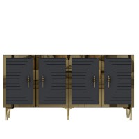 Dulăpior Hanah Home Tuna Anthracite Gold imaginea #3 — magazin online Desire.md
