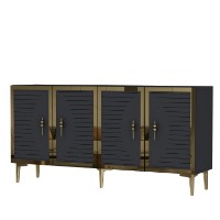 Dulăpior Hanah Home Tuna Anthracite Gold imaginea #4 — magazin online Desire.md