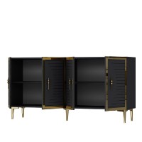 Dulăpior Hanah Home Tuna Anthracite Gold imaginea #5 — magazin online Desire.md