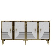 Dulăpior Hanah Home Tuna White Gold imaginea #3 — magazin online Desire.md