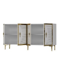 Dulăpior Hanah Home Tuna White Gold imaginea #5 — magazin online Desire.md