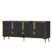 Dulăpior Hanah Home Tuna 180 Anthracite Gold imaginea #4 — magazin online Desire.md