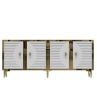 Dulăpior Hanah Home Tuna 180 White Gold imaginea #3 — magazin online Desire.md