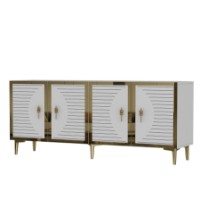 Dulăpior Hanah Home Tuna 180 White Gold imaginea #4 — magazin online Desire.md