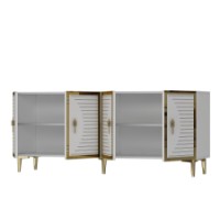 Dulăpior Hanah Home Tuna 180 White Gold imaginea #5 — magazin online Desire.md