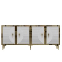 Dulăpior Hanah Home Tuna 180 Sapphire Oak White Gold imaginea #3 — magazin online Desire.md