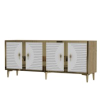 Dulăpior Hanah Home Tuna 180 Sapphire Oak White Gold imaginea #4 — magazin online Desire.md