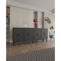 Dulăpior Hanah Home Yuka 150 Anthracite imaginea #2 — magazin online Desire.md
