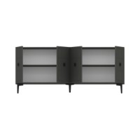 Dulăpior Hanah Home Yuka 150 Anthracite imaginea #5 — magazin online Desire.md