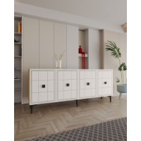 Dulăpior Hanah Home Yuka 150 Sapphire Oak White imaginea #2 — magazin online Desire.md