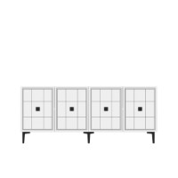 Dulăpior Hanah Home Yuka 150 Sapphire Oak White imaginea #3 — magazin online Desire.md