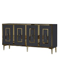 Dulăpior Hanah Home Puma 150 Anthracite Gold imaginea #5 — magazin online Desire.md