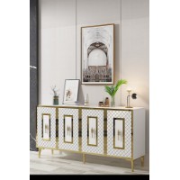 Dulăpior Hanah Home Puma 150 White Gold imaginea #2 — magazin online Desire.md