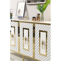 Dulăpior Hanah Home Puma 150 White Gold imaginea #3 — magazin online Desire.md