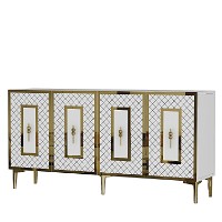 Dulăpior Hanah Home Puma 150 White Gold imaginea #5 — magazin online Desire.md