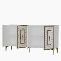Dulăpior Hanah Home Puma 150 White Gold imaginea #6 — magazin online Desire.md