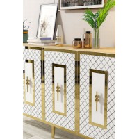 Dulăpior Hanah Home Puma 150 Sapphire Oak White Gold imaginea #3 — magazin online Desire.md