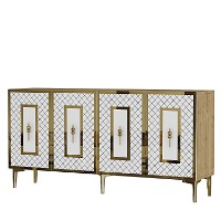 Dulăpior Hanah Home Puma 150 Sapphire Oak White Gold imaginea #5 — magazin online Desire.md