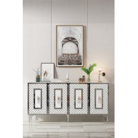 Dulăpior Hanah Home Puma 150 White Silver