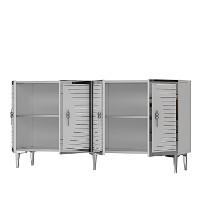 Dulăpior Hanah Home Tuna 180 White Silver imaginea #6 — magazin online Desire.md