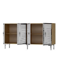 Dulăpior Hanah Home Tuna 180 Sapphire Oak White Silver imaginea #6 — magazin online Desire.md