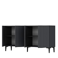 Dulăpior Hanah Home Zeynep 150 Anthracite imaginea #7 — magazin online Desire.md