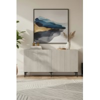 Dulăpior Hanah Home Zeynep 150 White Travertine