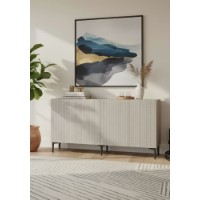 Dulăpior Hanah Home Zeynep 150 White Travertine imaginea #2 — magazin online Desire.md