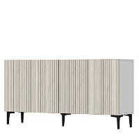 Dulăpior Hanah Home Zeynep 150 White Travertine imaginea #6 — magazin online Desire.md