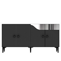 Dulăpior Hanah Home Gama 150 Anthracite Silver imaginea #3 — magazin online Desire.md
