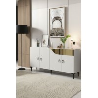 Dulăpior Hanah Home Gama 150 White Gold imaginea #2 — magazin online Desire.md