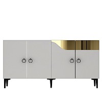 Dulăpior Hanah Home Gama 150 White Gold imaginea #3 — magazin online Desire.md