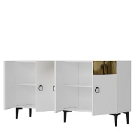 Dulăpior Hanah Home Gama 150 White Gold imaginea #5 — magazin online Desire.md