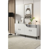 Dulăpior Hanah Home Gama 150 White Silver imaginea #2 — magazin online Desire.md