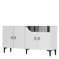 Dulăpior Hanah Home Gama 150 White Silver imaginea #4 — magazin online Desire.md