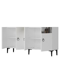 Dulăpior Hanah Home Gama 150 White Silver imaginea #5 — magazin online Desire.md
