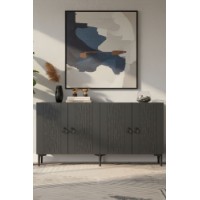 Dulăpior Hanah Home Rain 150 Anthracite imaginea #3 — magazin online Desire.md
