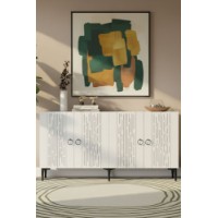 Dulăpior Hanah Home Rain 150 White imaginea #2 — magazin online Desire.md