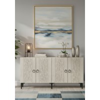 Dulăpior Hanah Home Rain 150 White Travertine imaginea #2 — magazin online Desire.md