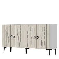 Dulăpior Hanah Home Rain 150 White Travertine imaginea #5 — magazin online Desire.md