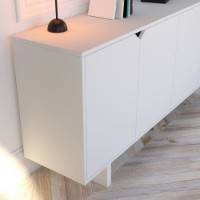 Dulăpior Hanah Home Doruk White imaginea #4 — magazin online Desire.md